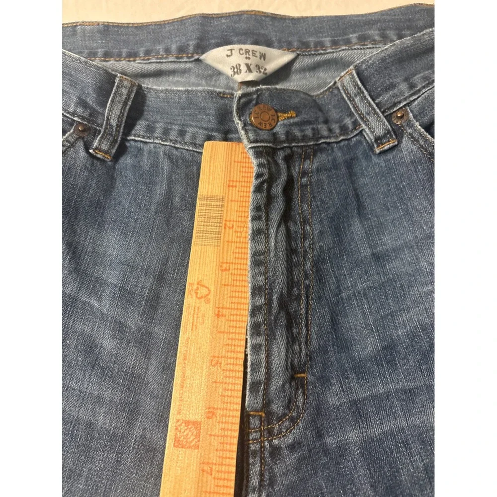 J. Crew Jeans Mens 38x32 Blue Good Medium Wash Straight Leg Denim Classic